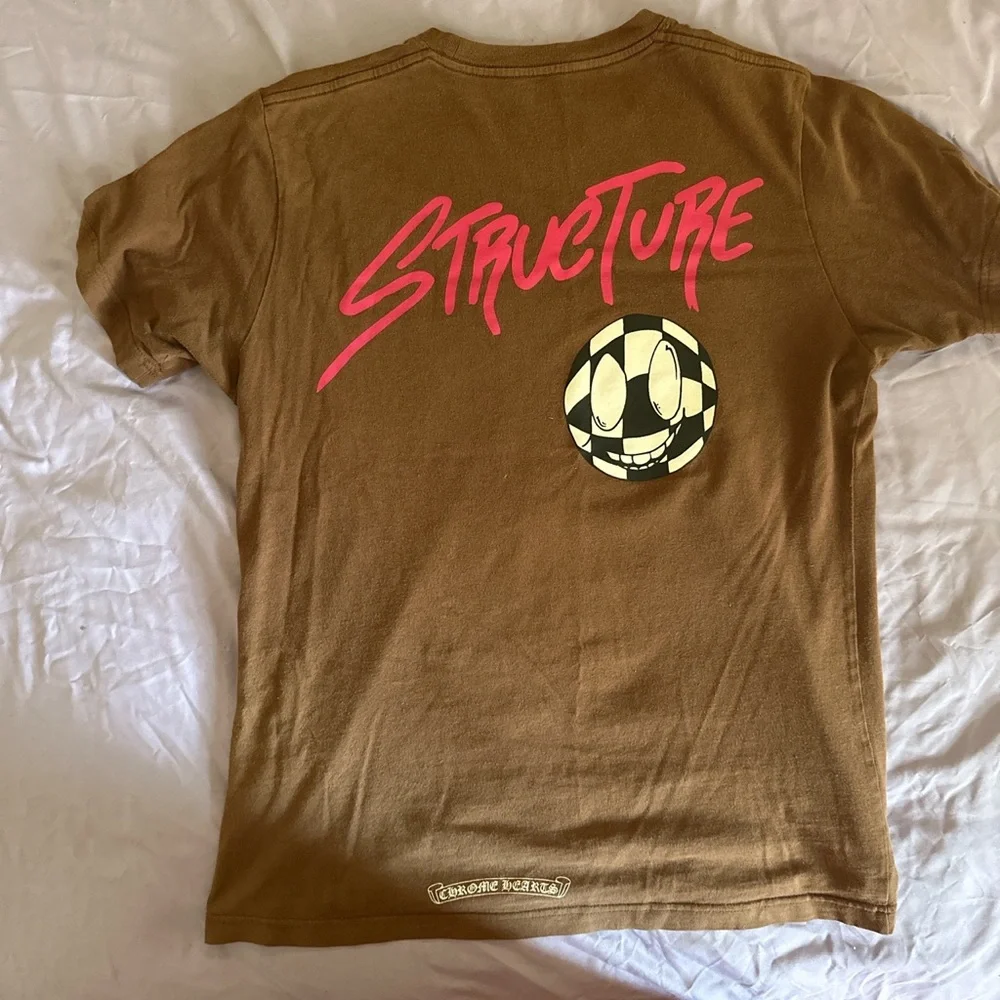 Chrome Hearts Brown Structure Tee - Picture 2 of 5